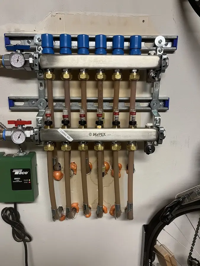 Plumber performing Gas Leak Detection at a residential property in Central